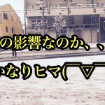 雪の影響なのか、、、かなりヒマ(￣▽￣)