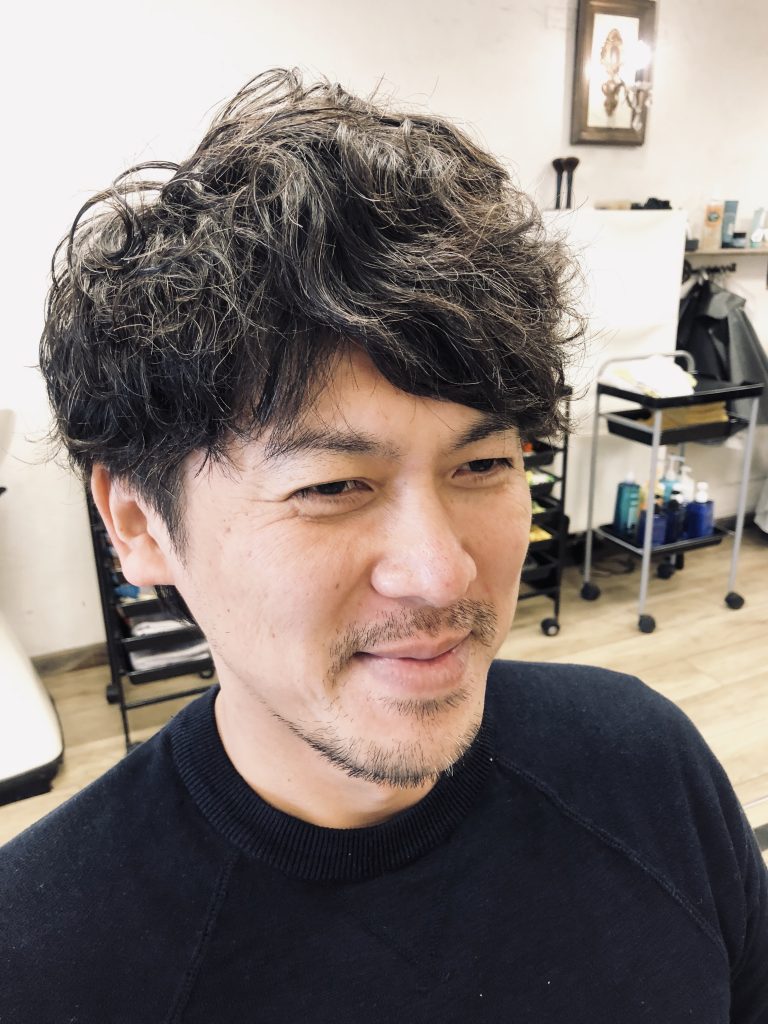 メンズパーマのご紹介。スパイラルとピンパーマMIXの仕上がりはコチラ！ 三鷹 徒歩7分 美容室 VOICEhair《ボイスヘア》【代表