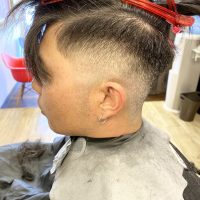 三鷹の美容室VOICE hairで施術したスキンフェードのサイドカット写真